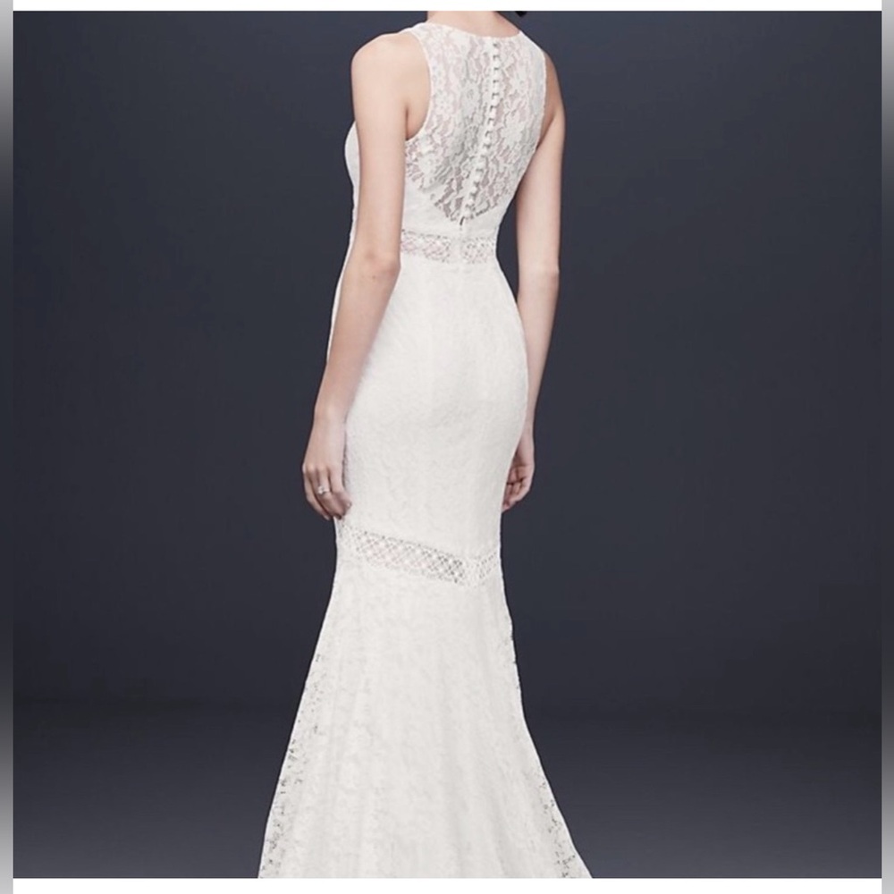 NWT Galina Wedding Gown Sleeveless Mermaid Style size 4